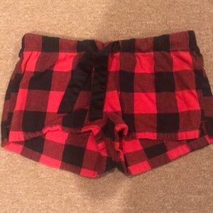Buffalo Plaid Pajama Shorts